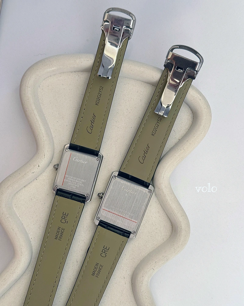 ساعت مچی ست cartier tank/کارتیه تانک - تصویر 4
