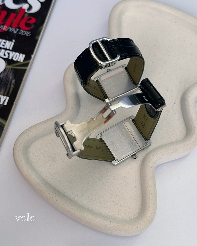 ساعت مچی ست cartier tank/کارتیه تانک - تصویر 5