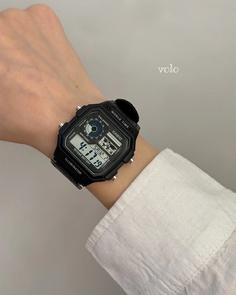 ساعت مردانه و زنانه کاسیو / casio world time